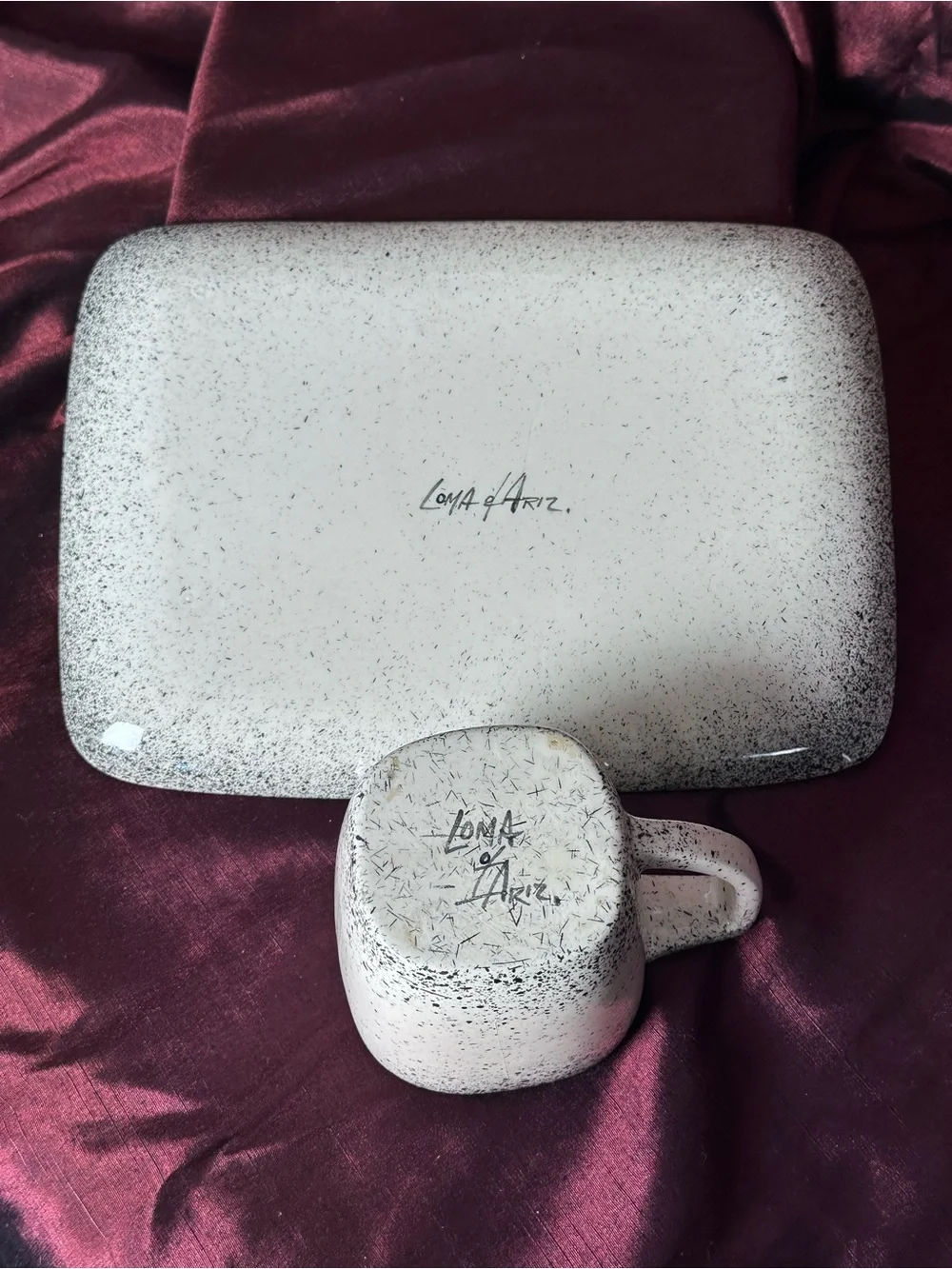 Vintage Loma of Arizona Mug + Tray Set 🌵☕✨